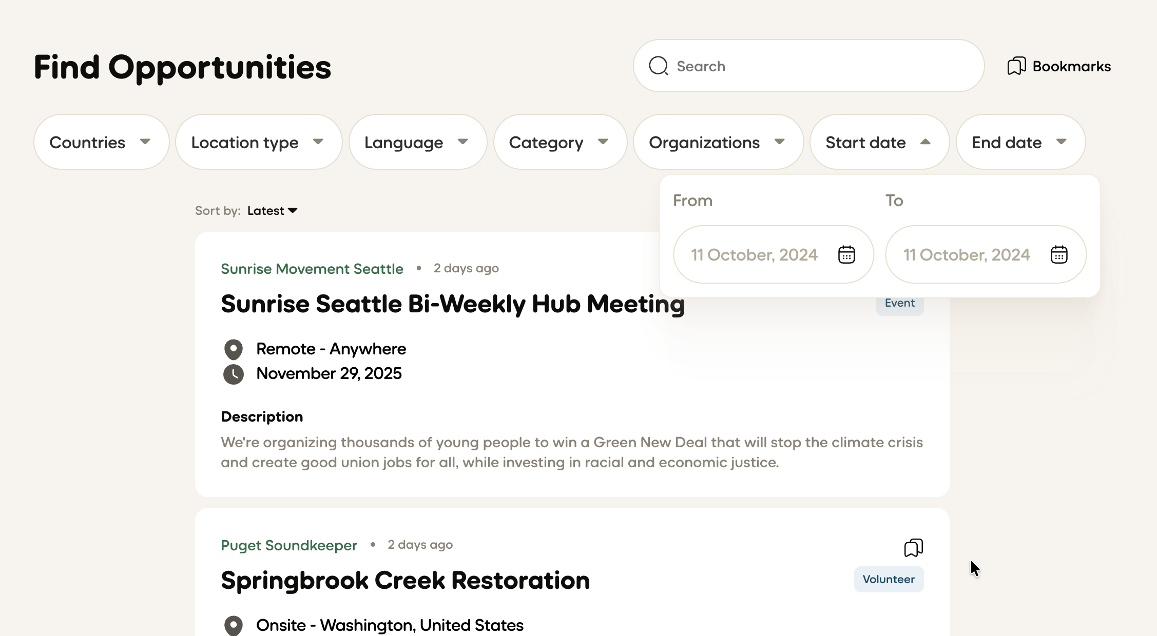 Smarter Date Filtering